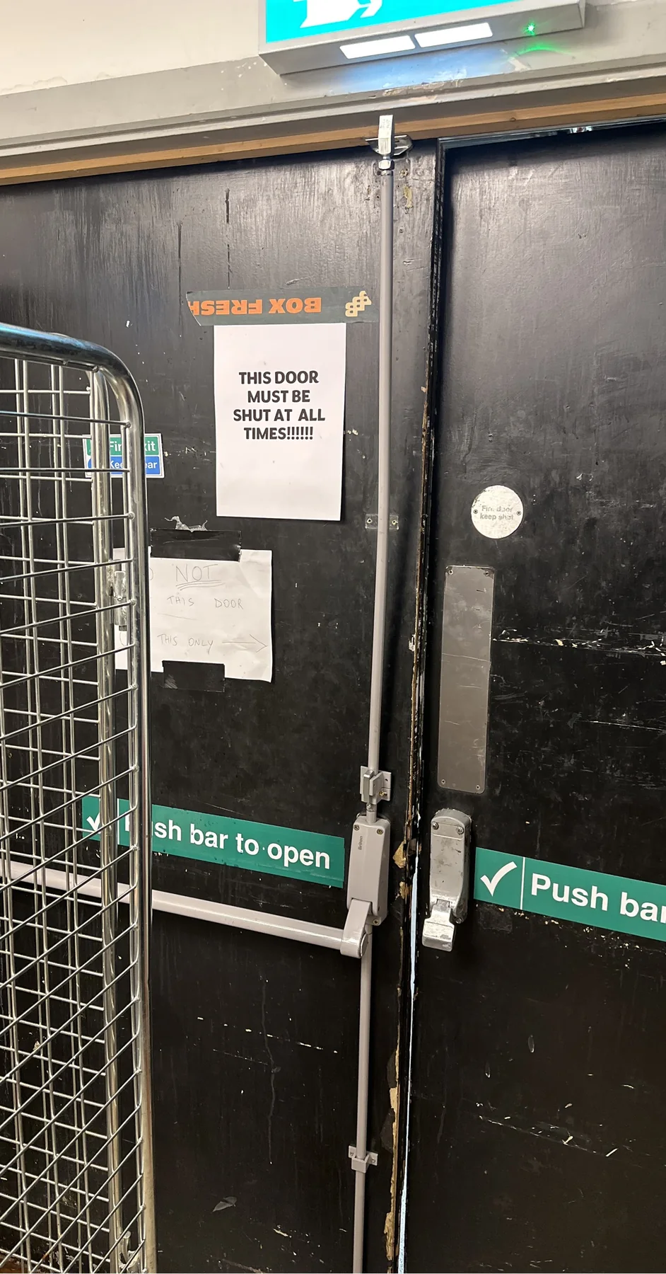 commercial fire exit lock repair in Kensington