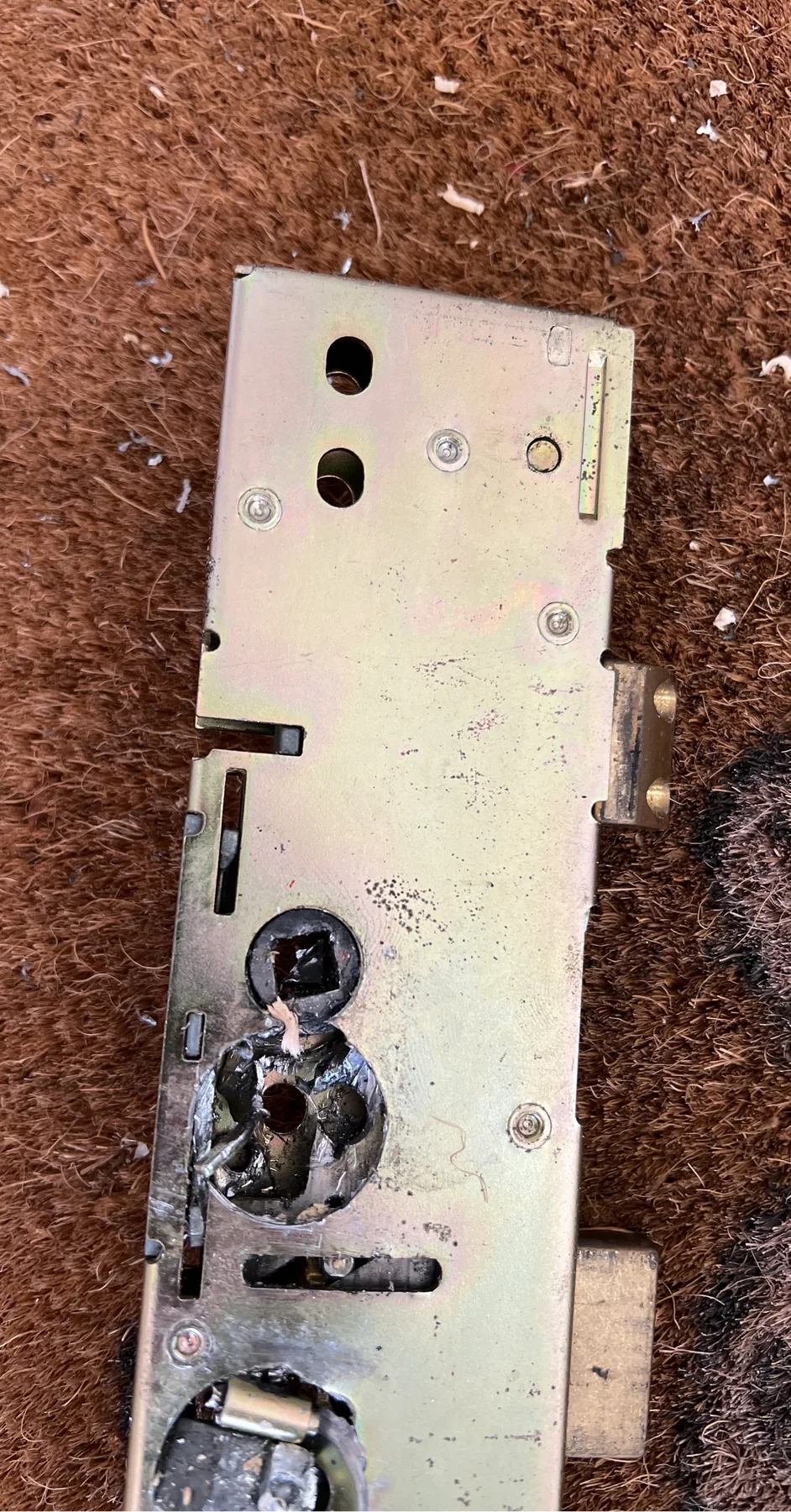 lock mechanism repair on a Westminster door